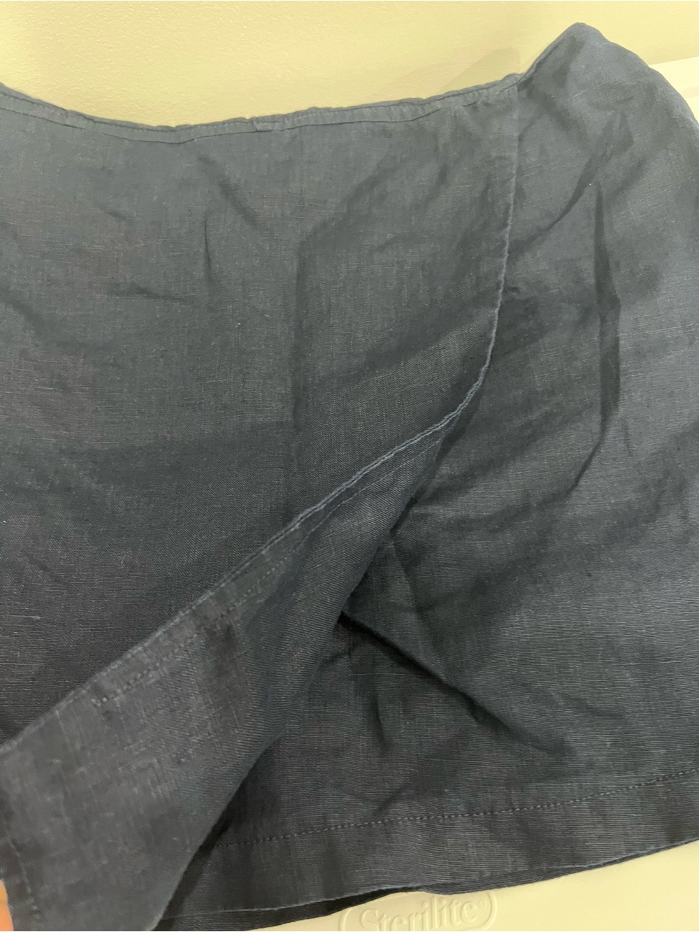 QUINCE 100% European Linen Skort - Picture 5 of 9